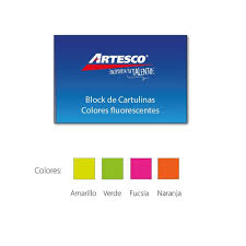 BLOCK CARTULINA FLUO 25X35 20H