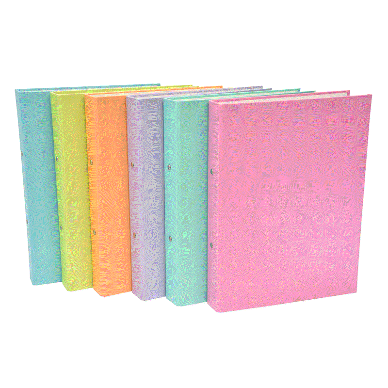 CARPETA 2 AROS A4 COLORES PASTEL