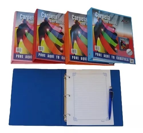 CARPETA 3 AROS PARA HOJA TABARE