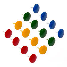 CHINCHES DE COLORES X 50