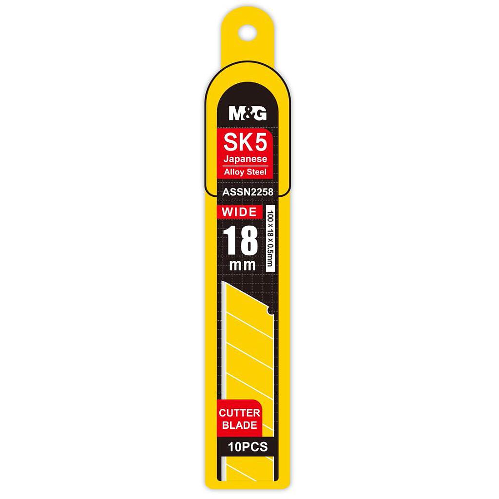 CORTANTE M&amp;G REPUESTO ANCHO X10 HOJAS
