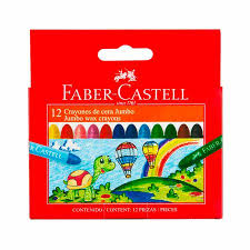 CRAYOLAS FABER GRUESAS X 12