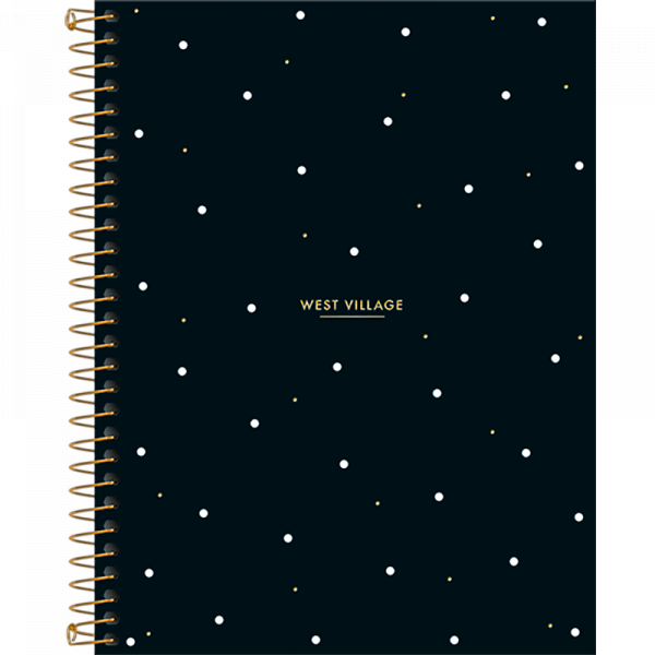 CUADERNO TILIBRA  T/DURA WEST VILLAGE 17 X 24 CM. 80H. 
