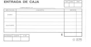 ENTRADAS DE CAJA Nº 1002