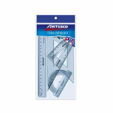 JUEGO DE GEOMETRIA ARTESCO 20CM.