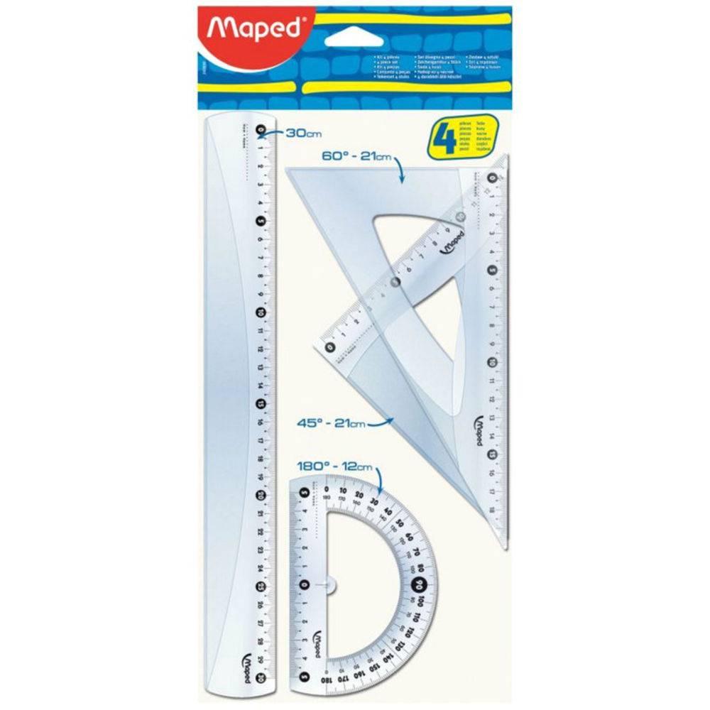 JUEGO DE GEOMETRIA MAPED 30CM. 
