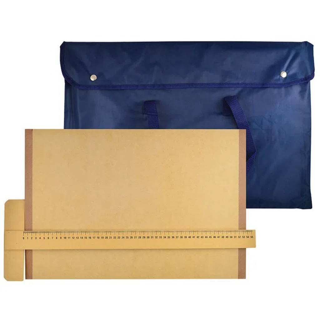 KIT TABLA REGLA Y FUNDA PARA DIBUJO 1/4 W.