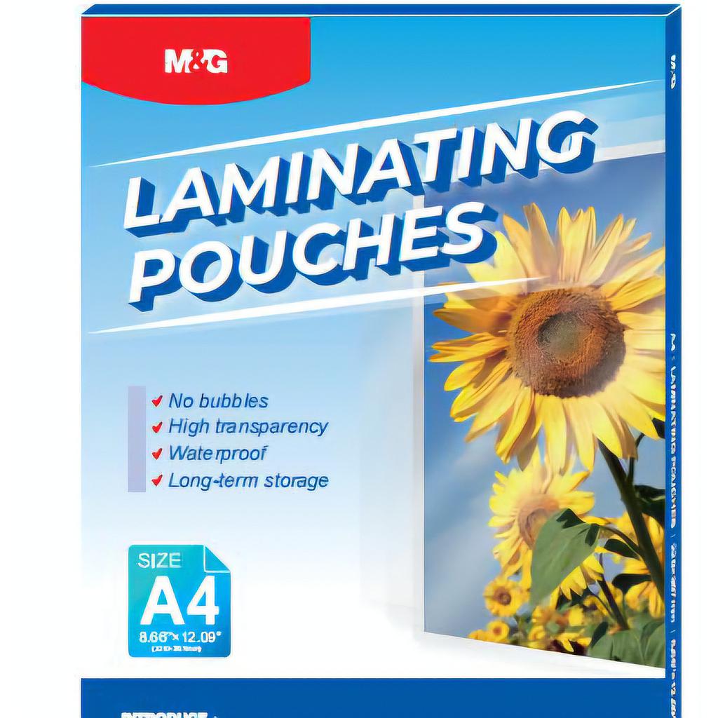 LAMINA DE PLASTIFICAR A4 M&amp;G CAJA X 100