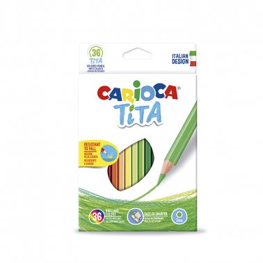 LAPICES CARIOCA TITA X 36 COLORES 