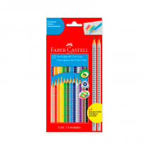 LAPICES FABER X 12 GRIPP
