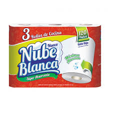 ROLLO DE COCINA X 3 NUBE BLANCA