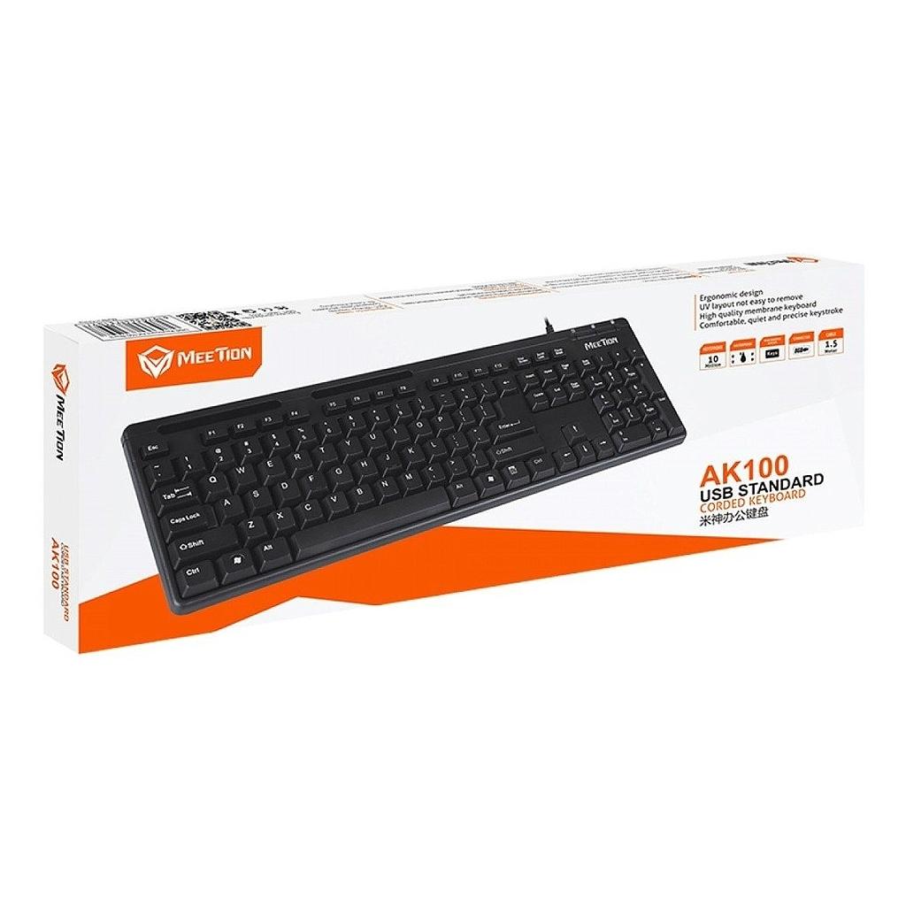 TECLADO COMUN USB MEETION AK100