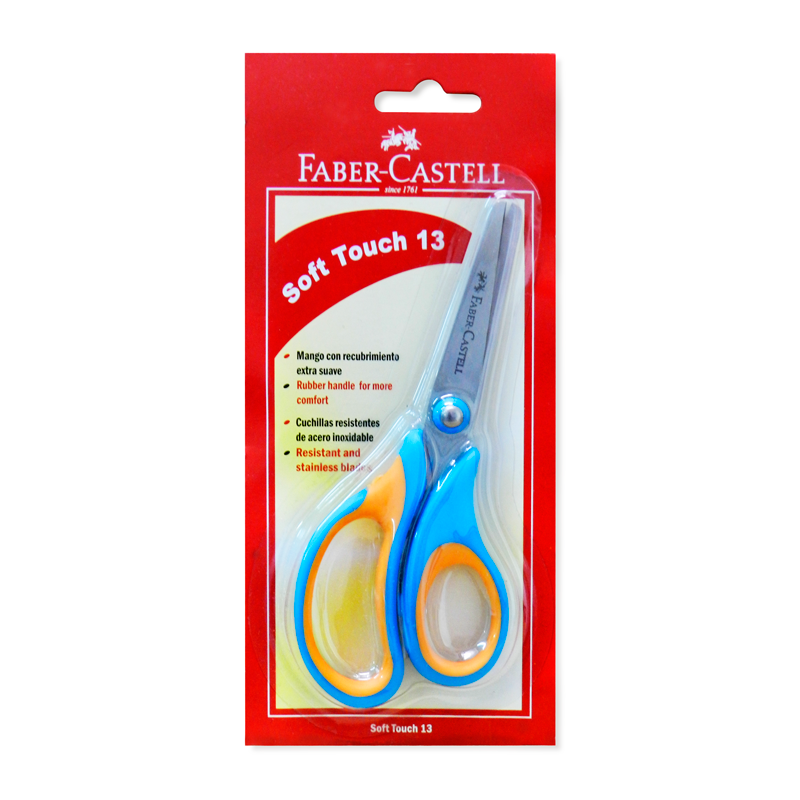 TIJERA 13 CM FABER SOFT 