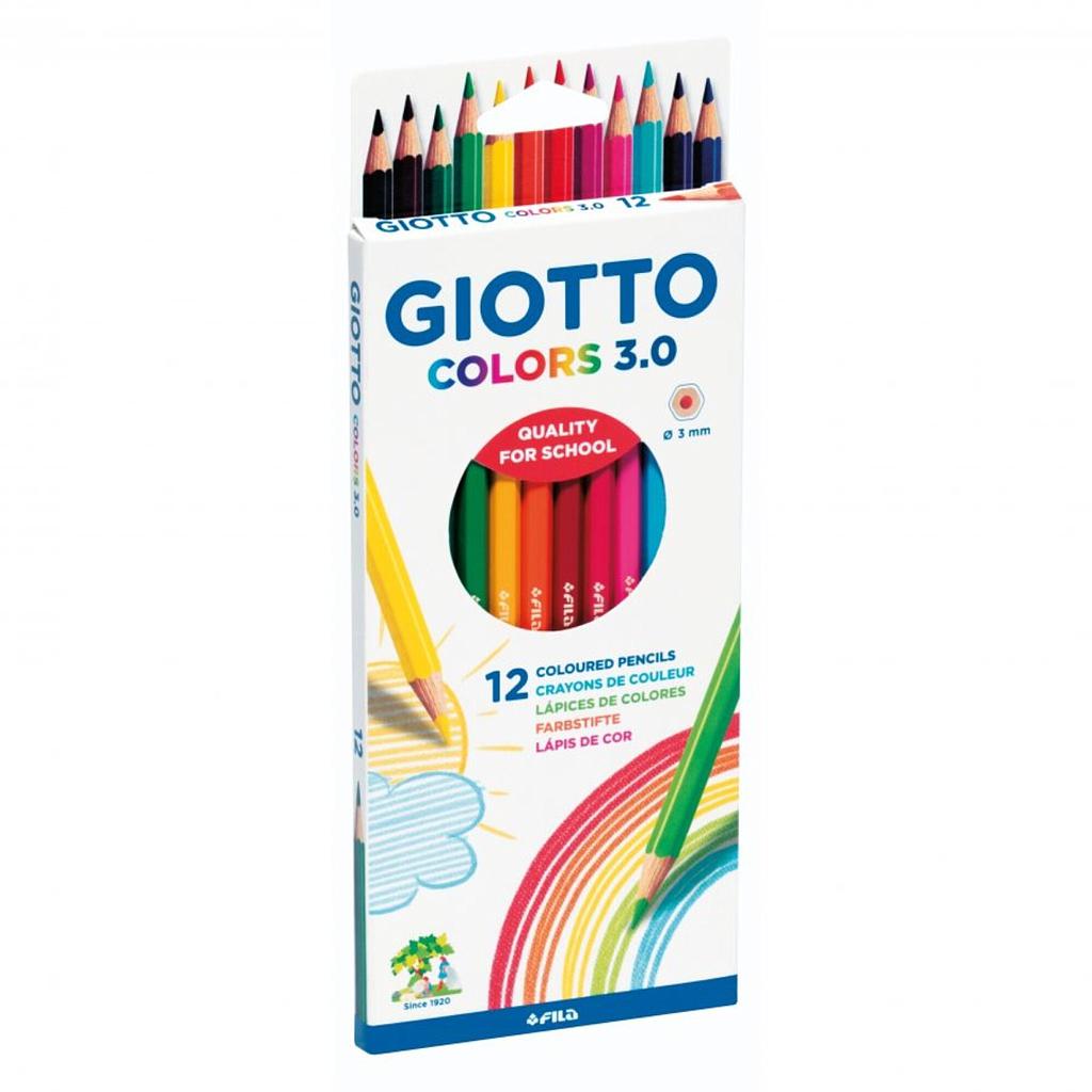 LAPICES GIOTTO 3.0 X 12 COLORES