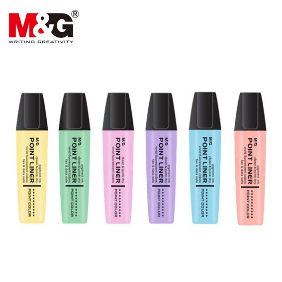 MARCADOR FLUO PASTEL M&amp;G POITER