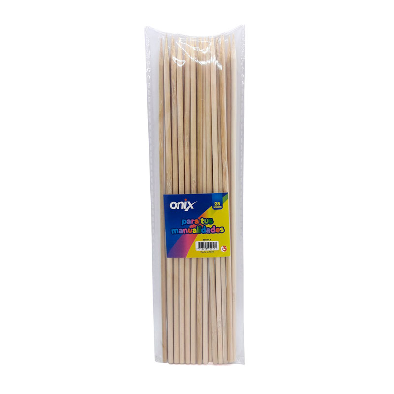 PALILLOS DE BROCHETTE NATURAL X 50 UNID.