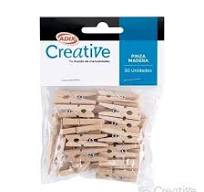 PALILLOS DE MADERA NATURAL 2.5 CM. X 30 UNIDADES