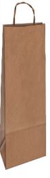 BOLSA DE PAPEL KRAFT CON ASA PARA BOTELLA