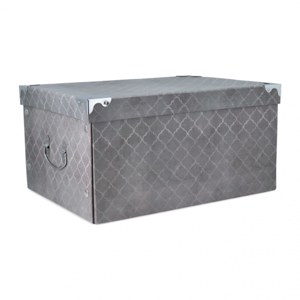 CAJA CON TAPA Y HERRAJES GRANDE 44X31X22 CM.