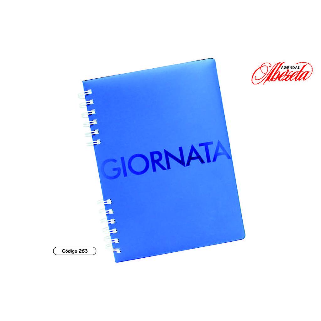 AGENDA ABZ DIARIA C/ESPIRAL Nº 263 16 X 22 CM.