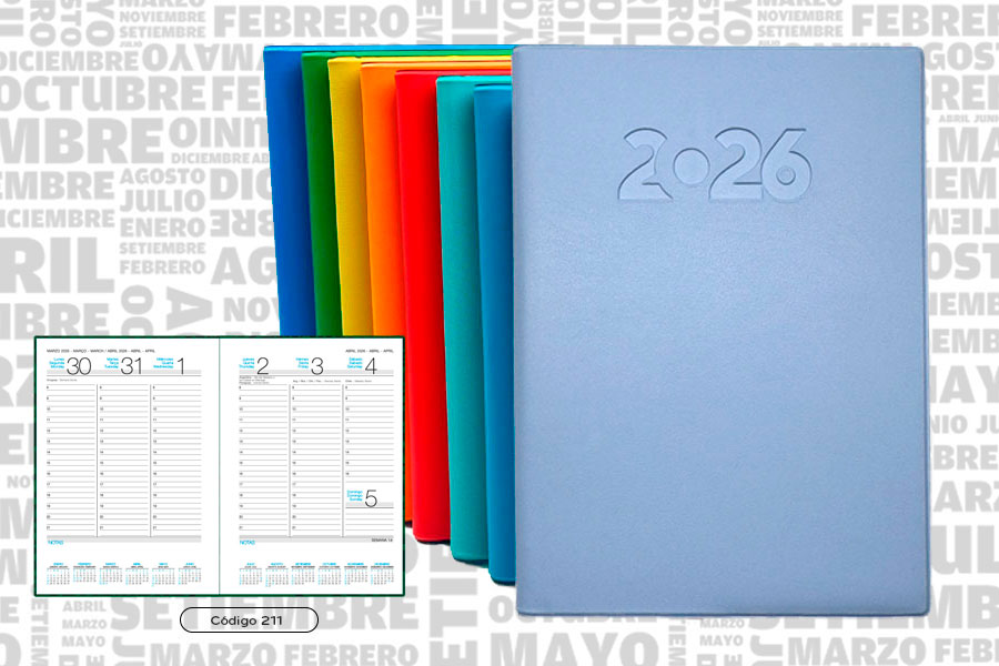 AGENDA ABZ CLASSIC SEMANAL Nº 211 13 X 19 CM.