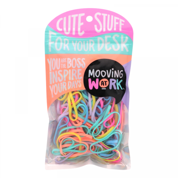 BANDAS ELASTICAS MOOVING FLUO 100 GRAMOS