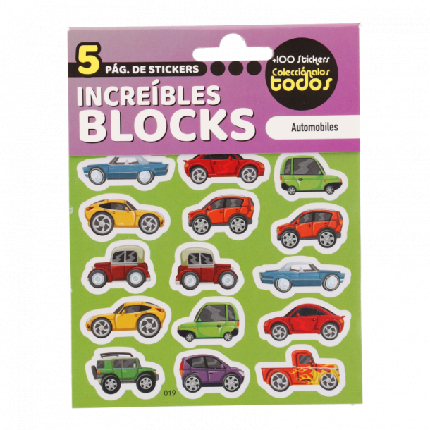 STICKERS BLOCK X 5 HOJAS