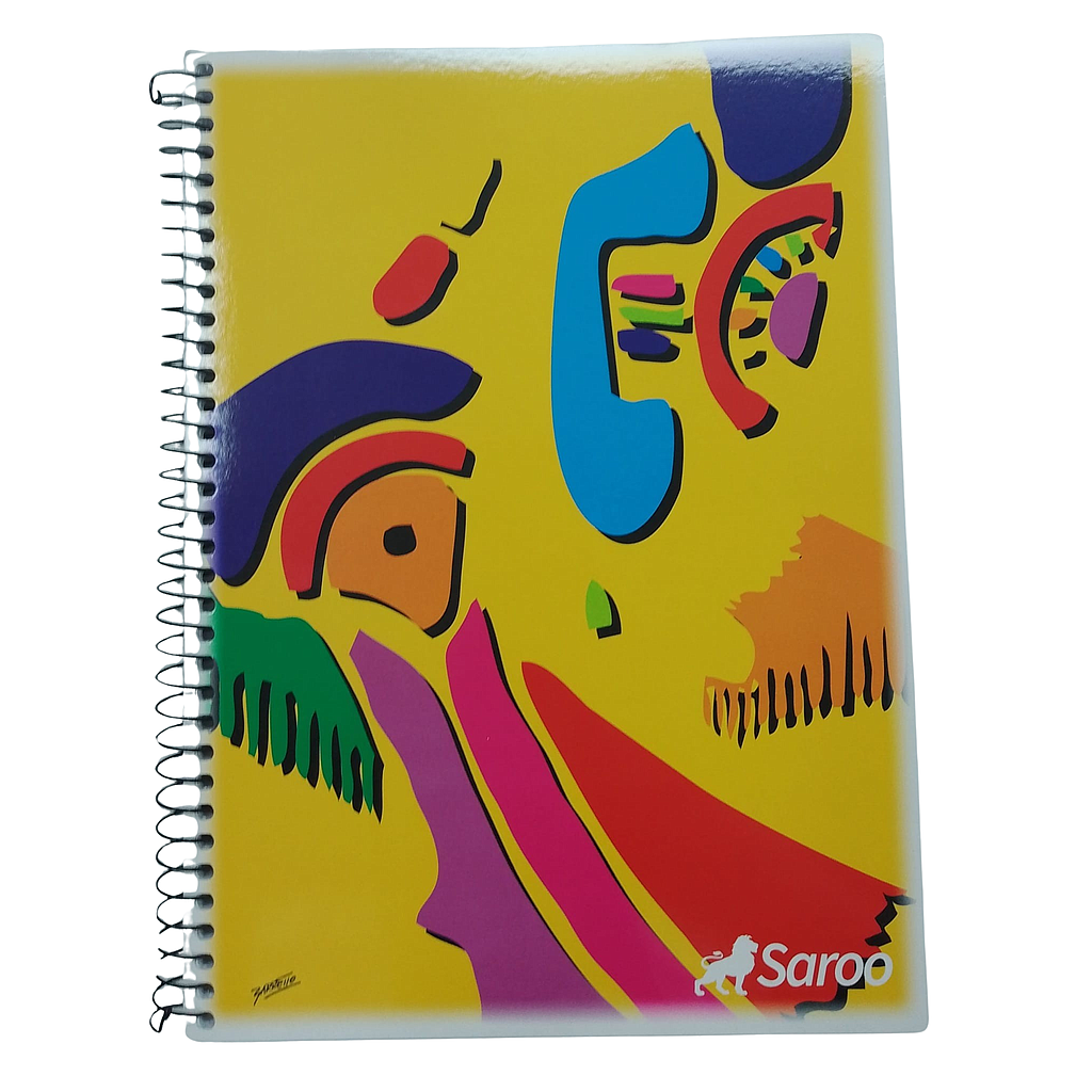 CUADERNOLA SAROO PINTURAS 20 X 27 CM. 96 HOJAS