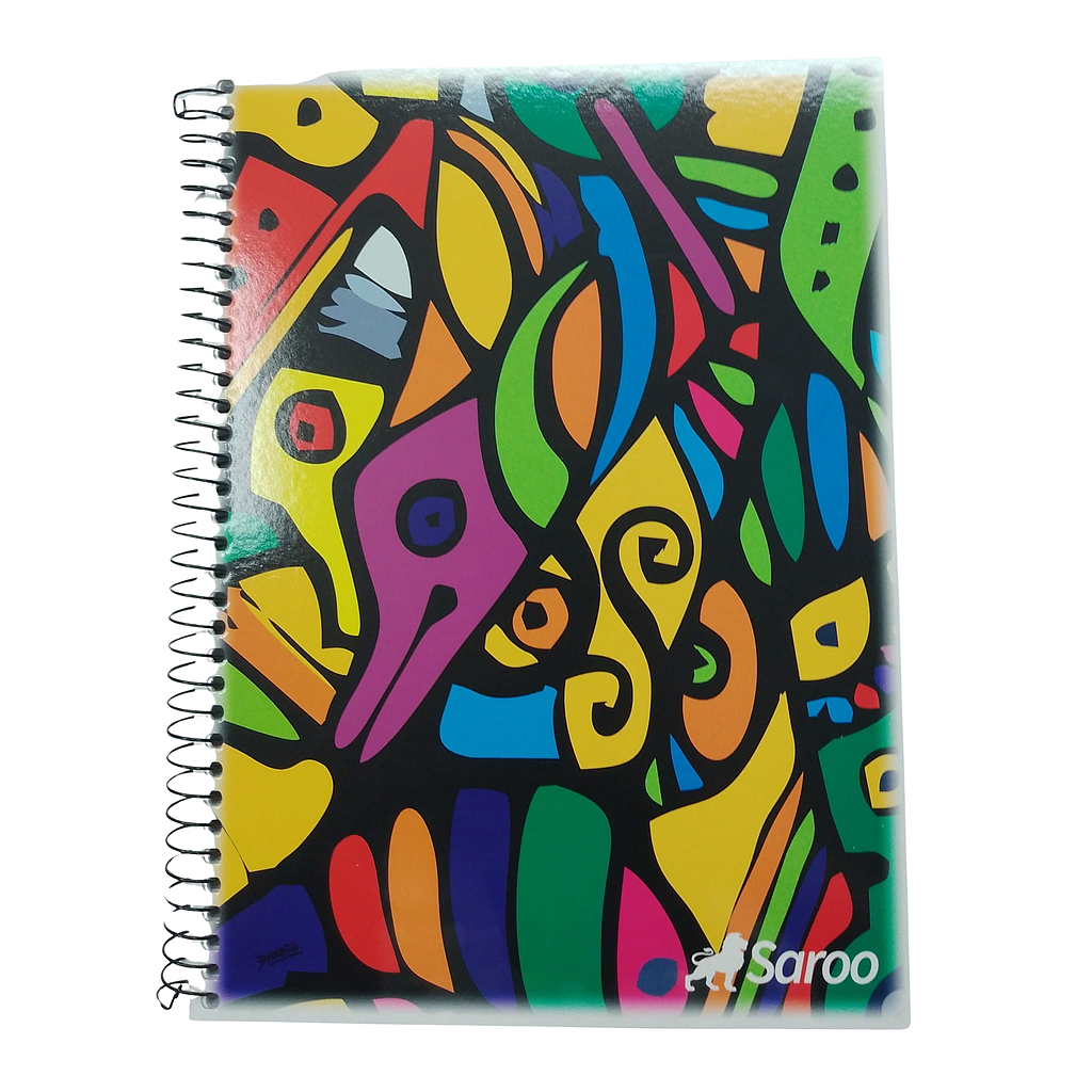 CUADERNOLA SAROO TAPA DURA 20 X 27 CM. 100 HOJAS
