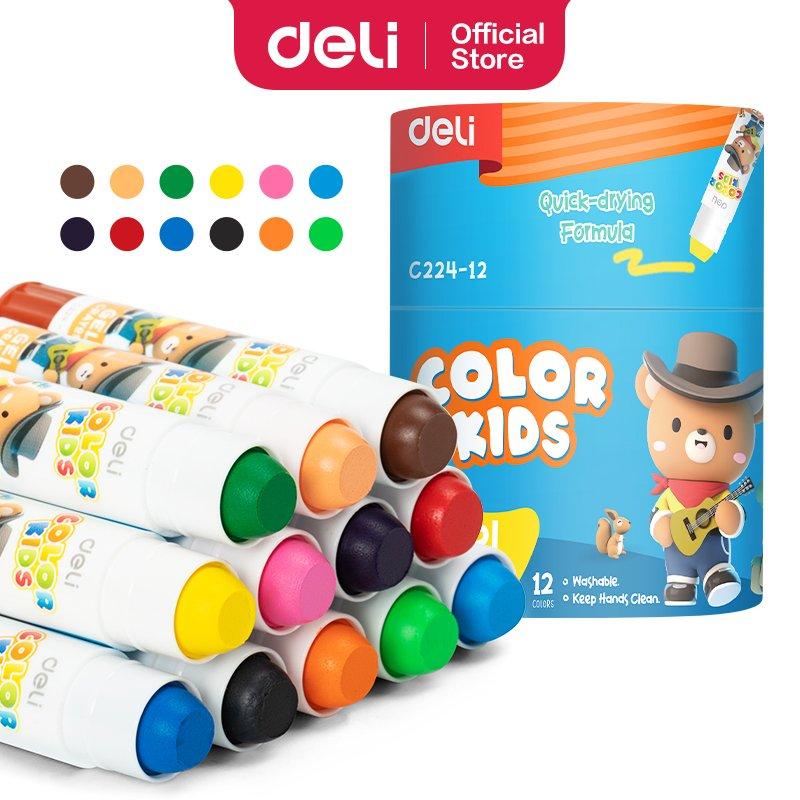 CRAYOLAS DELI GEL LAVABLE X 12 COLORES