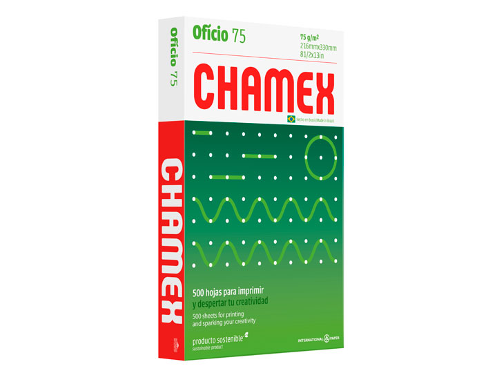 PAPEL CHAMEX OFICIO X 500H.