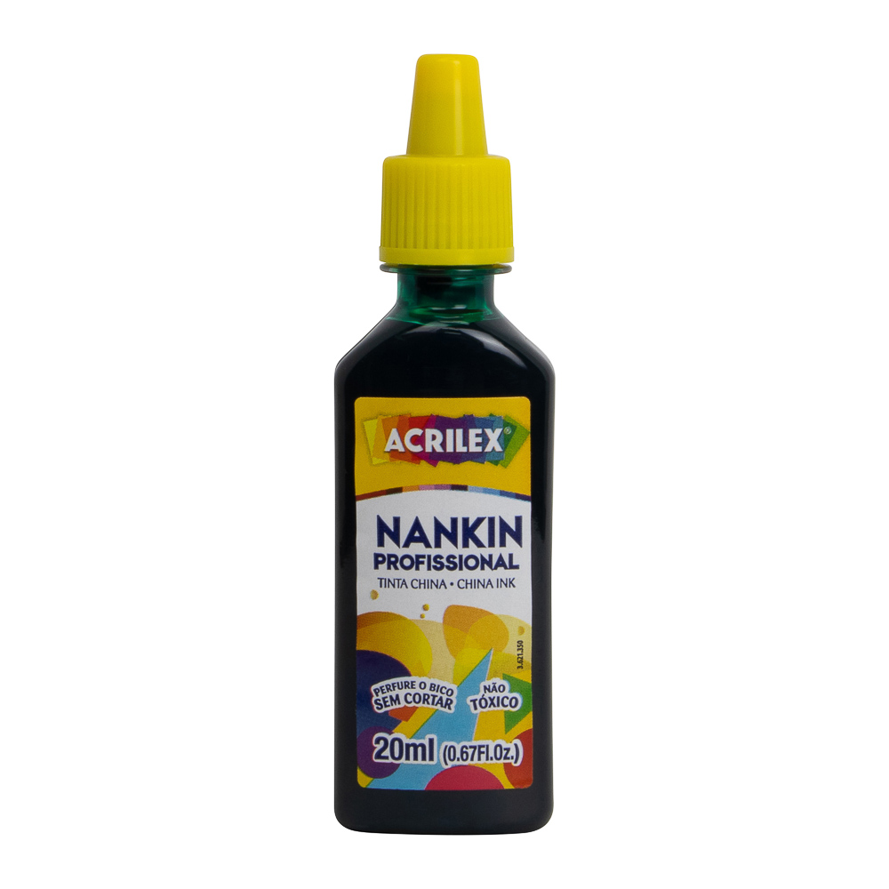 TINTA CHINA ACRILEX ORO 20ML.