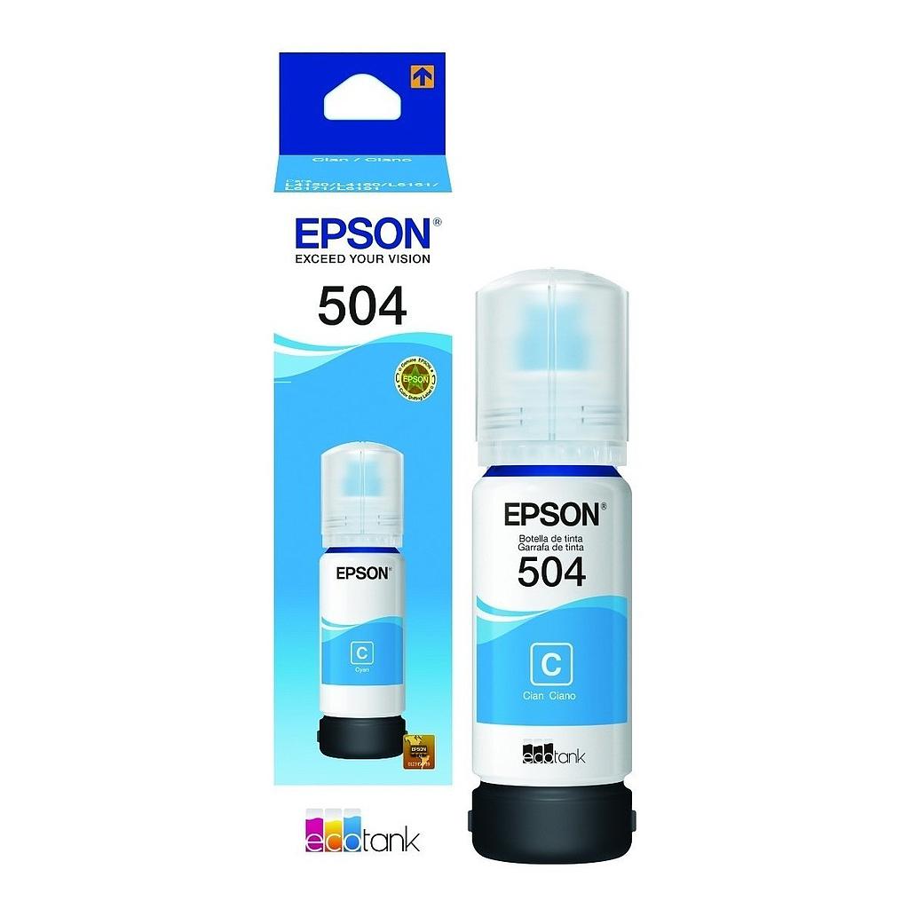 TINTA EPSON 504 CYAN