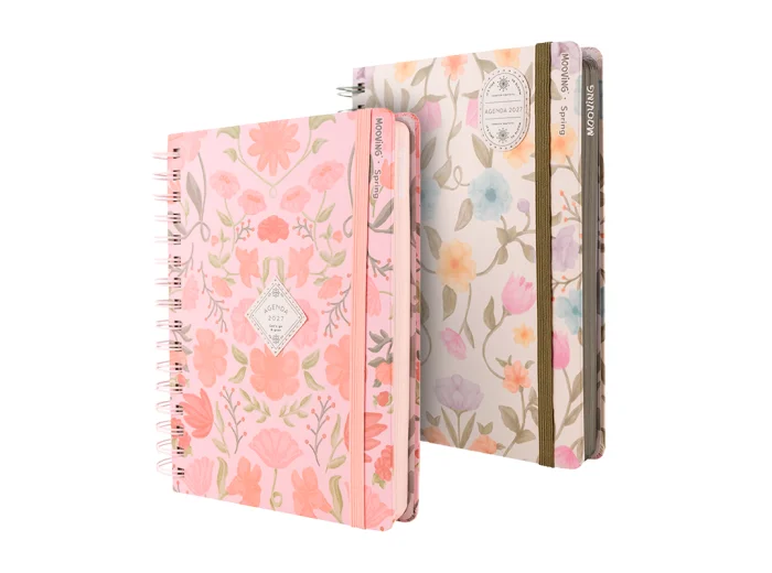 AGENDA MOOVING SPRING DIA X HOJA C/ESPIRAL 15 X 21 CM.