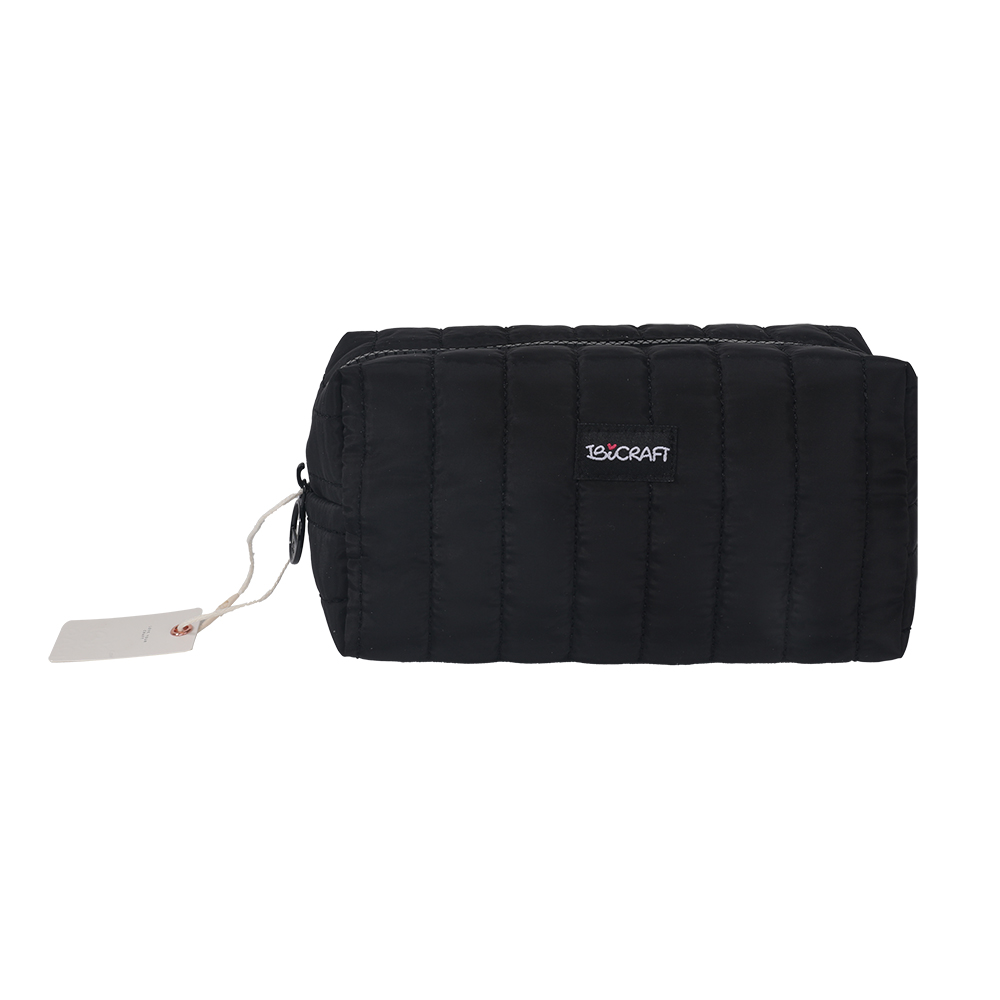 CARTUCHERA IBI CRAFT NEGRO 19x10x10