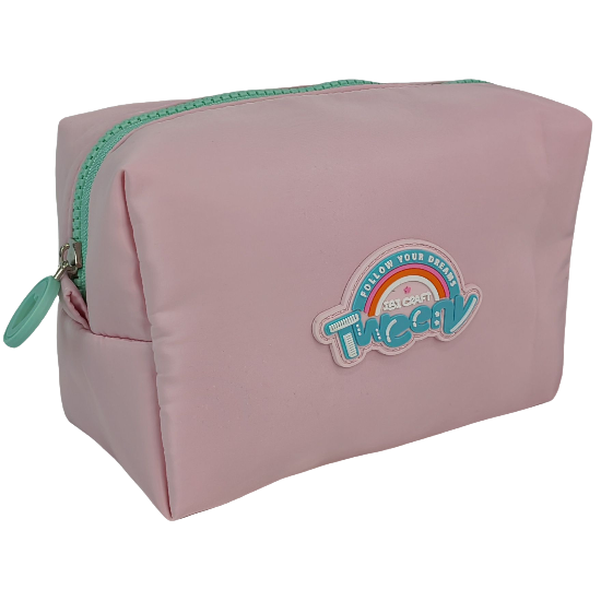 CARTUCHERA IBI CRAFT ROSADO 19x11x10