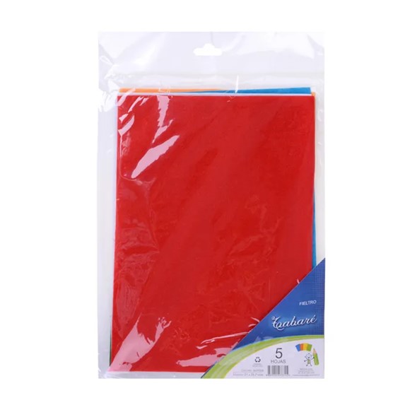 FIELTRO TABARE A4 X 5 HOJAS