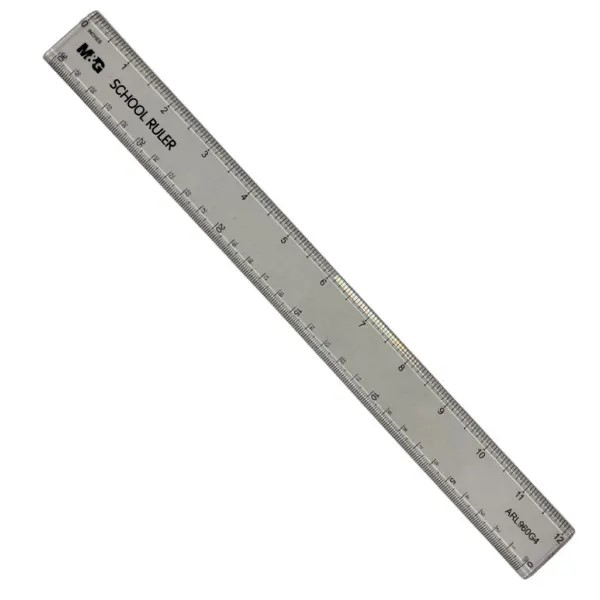 REGLA M&amp;G PLASTICA 30 CM.