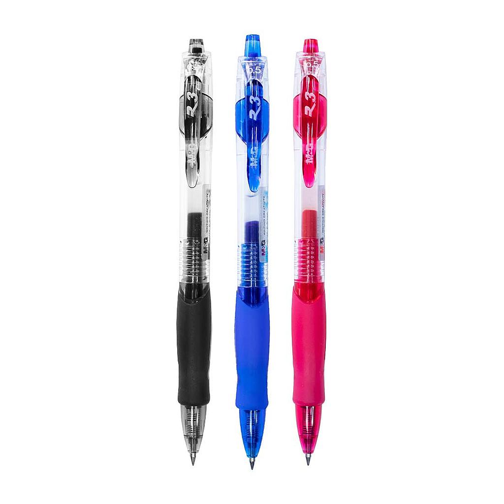 BOLIGRAFO M&amp;G R3 GEL RETRACTIL 0.5