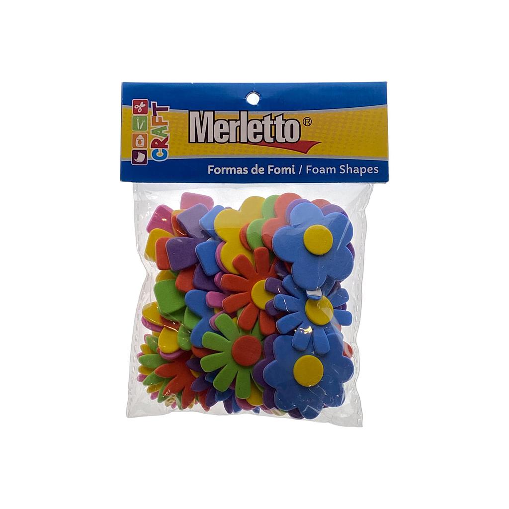 STICKER FOMI MERLETTO 3D FLORES
