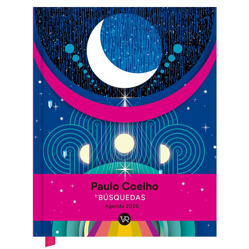 AGENDA VR PAULO COELHO SEMANAL 17x22CM. MAGENTA