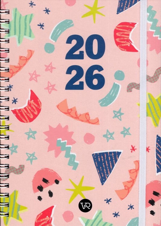 AGENDA VR CHICAS SEMANAL 14x19CM. ESTRELLAS