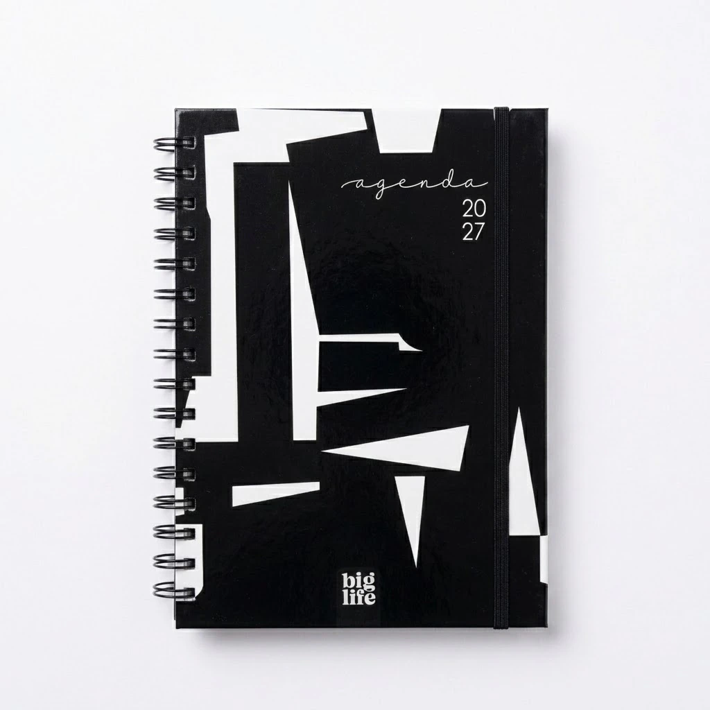 AGENDA BIG LIFE MONOCROMO DIARIA 10x15CM.