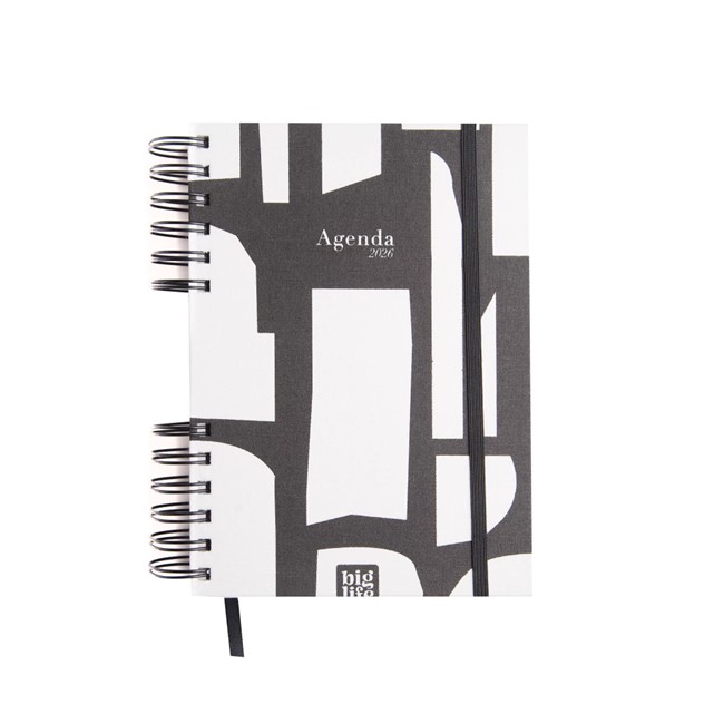 AGENDA BIG LIFE MONOCROMATICA SEMANAL 15x21CM.