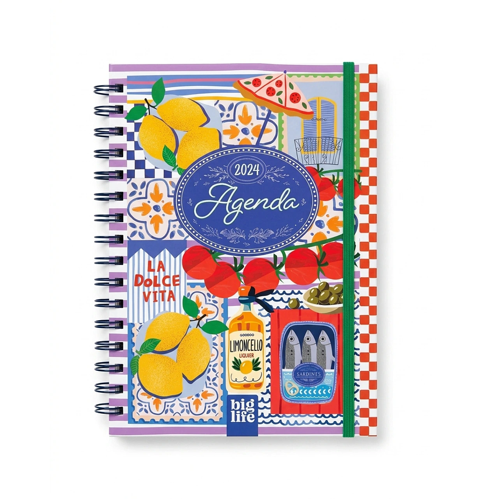 AGENDA BIG LIFE DOLCE VITA DIARIA 10x15CM.