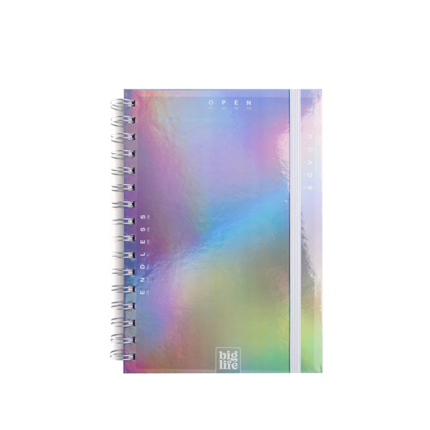 AGENDA BIG LIFE HOLOGRAFICA DIARIA 15x21CM.