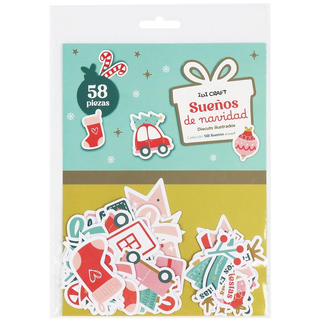 TROQUELES IBI CRAFT NAVIDEÑO SET X 58