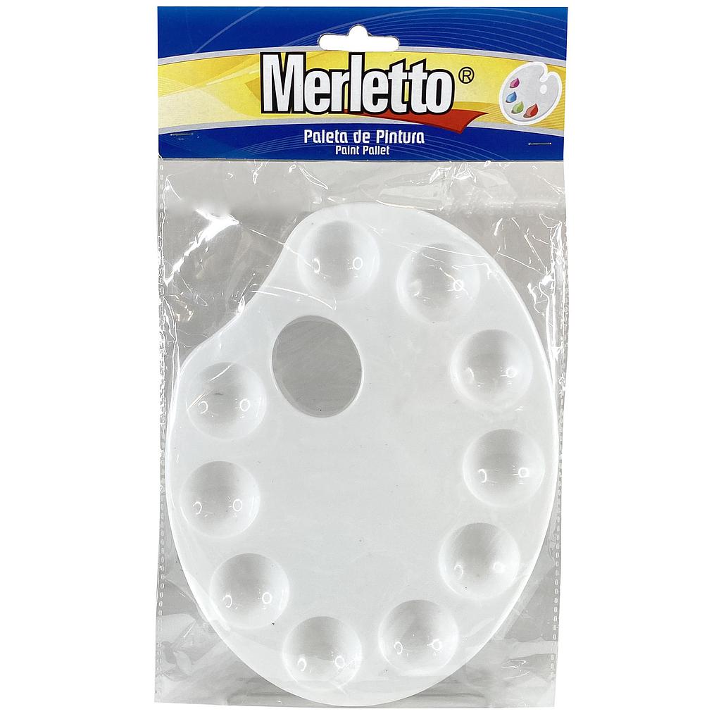 PALETA PARA PINTURA MERLETTO 17 X 23CM.