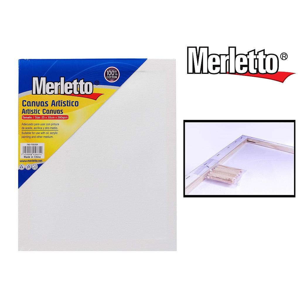BASTIDOR MERLETTO 25 X 35CM.