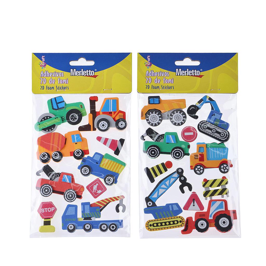 STICKER FOMI MERLETTO 3D CAMIONES